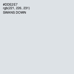 #DDE2E7 - Swans Down Color Image